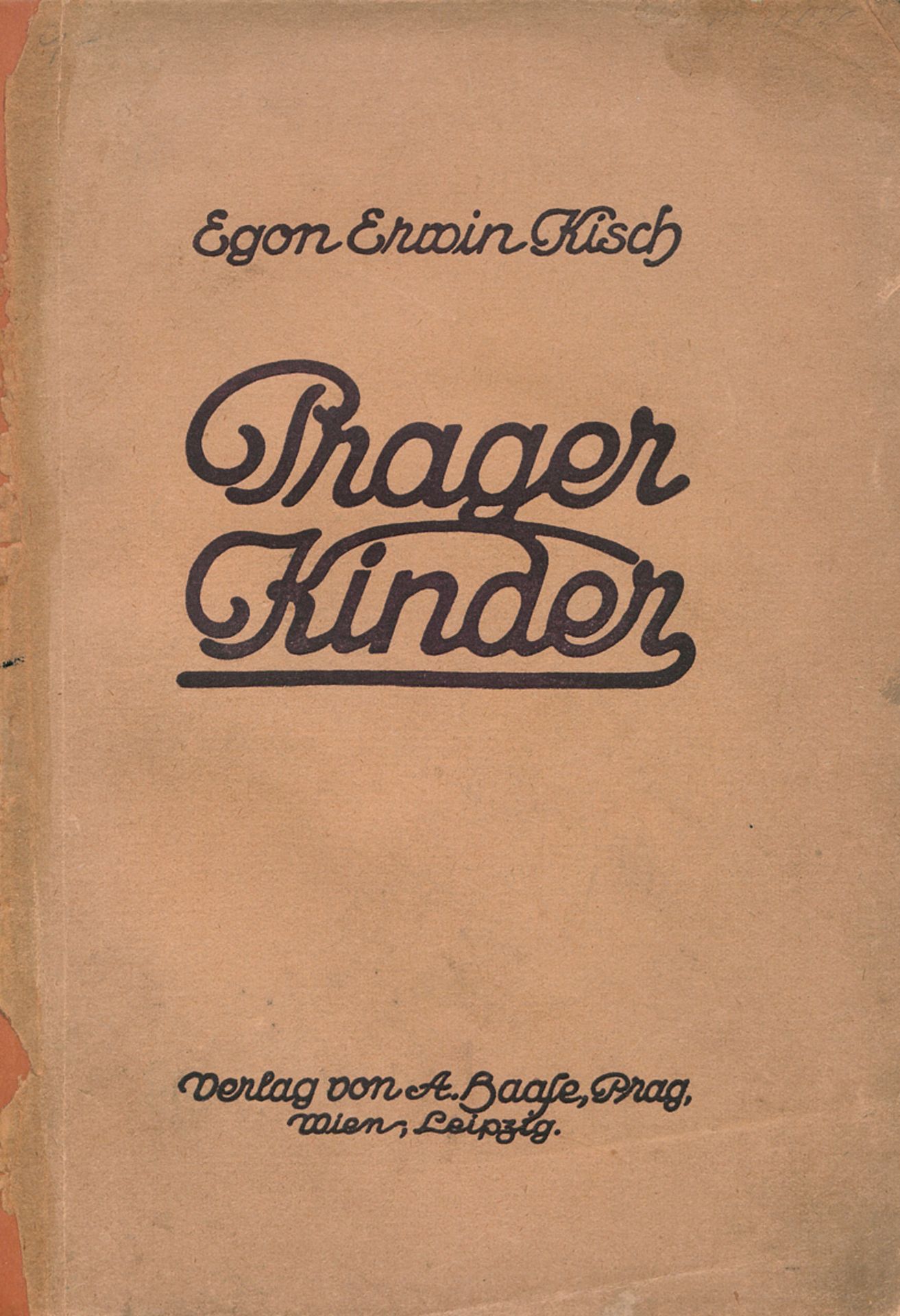 Kisch, Egon Erwin: Prager Kinder.