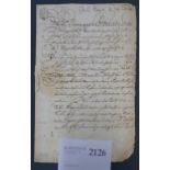 Friedrich I., König in Preußen: Brief 1691 an das Hofgericht in Stargard