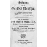 Helvetius, Claude Adrien: Discurs über den Geist des Menschen