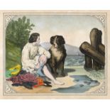 Bilderbuch des Biedermeier: Folge von 24 kolorierten lithographischen Tafeln