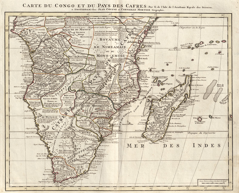 L'Isle, Guillaume de: Carte de la Barbarie de la