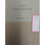 Chappuis, Adrien: Album de Paul Cézanne