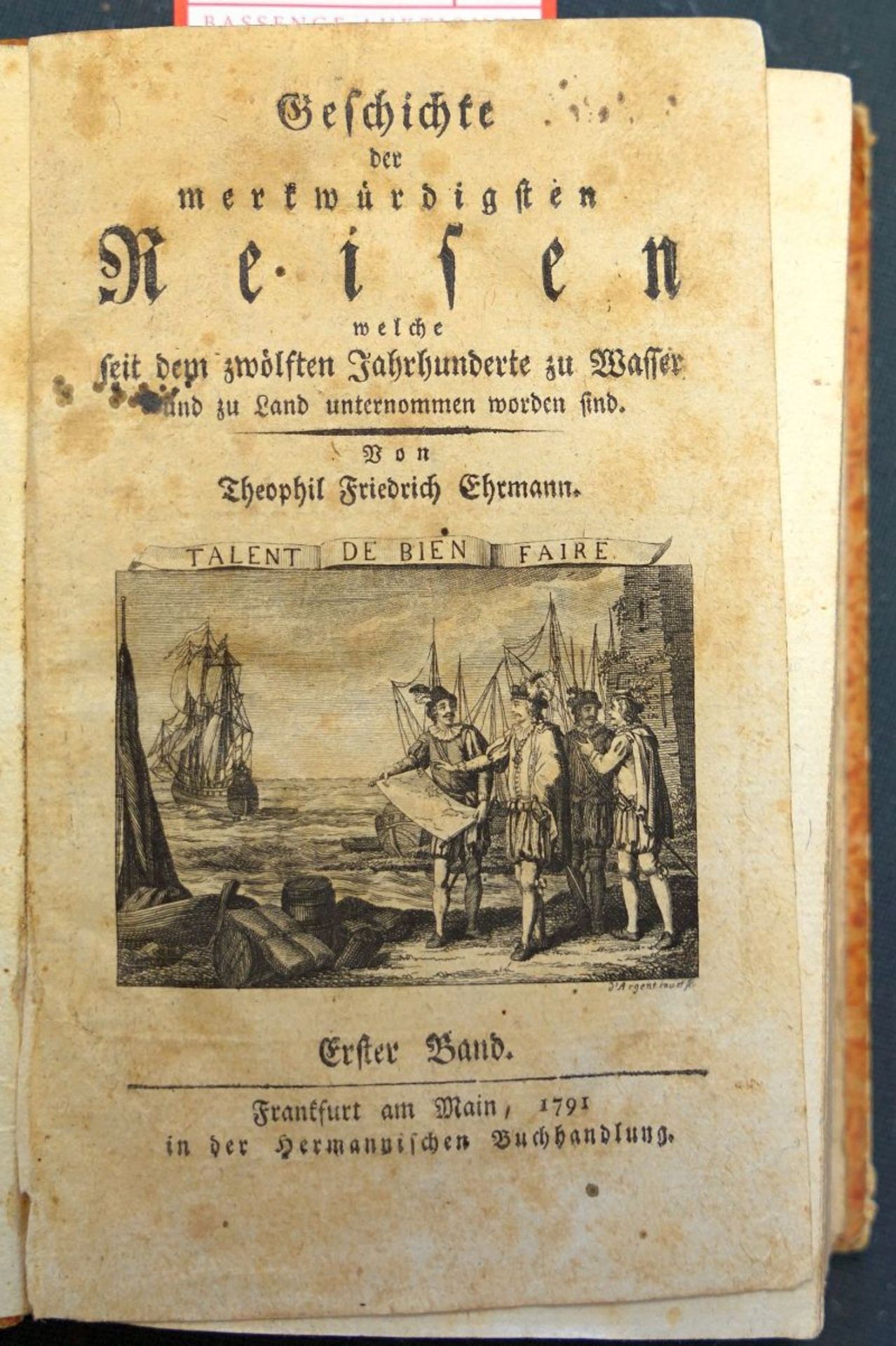 Ehrmann, Theophil Friedrich: Geschichte der merkwürdigsten Reisen