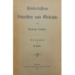 Hesse, Hermann: Hinterlassene Schriften von H. Lauscher