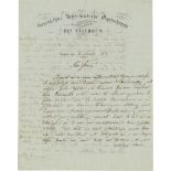 Siebold, Philipp Franz von: Brief 1844 an Stephan Endlicher