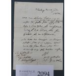 Murr, Christoph Gottlieb von: Brief 1802