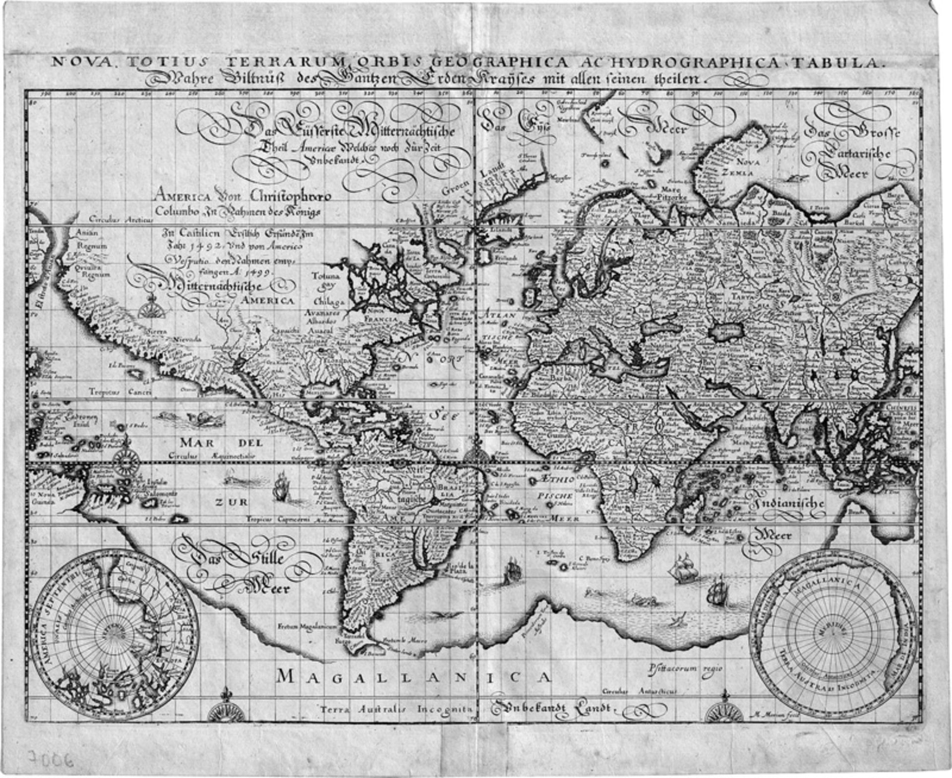 Merian, Matthäus: Nova totius terrarum orbis geographica ac hydrographica ...