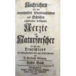 Börner, Friedrich: Nachrichten von den vornehmsten Lebensumständen berühmte...