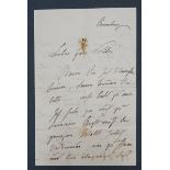 Bismarck, Johanna von: Brief an ihren Arzt