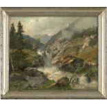 Schultze, Karl: Wasserfall im Gebirge