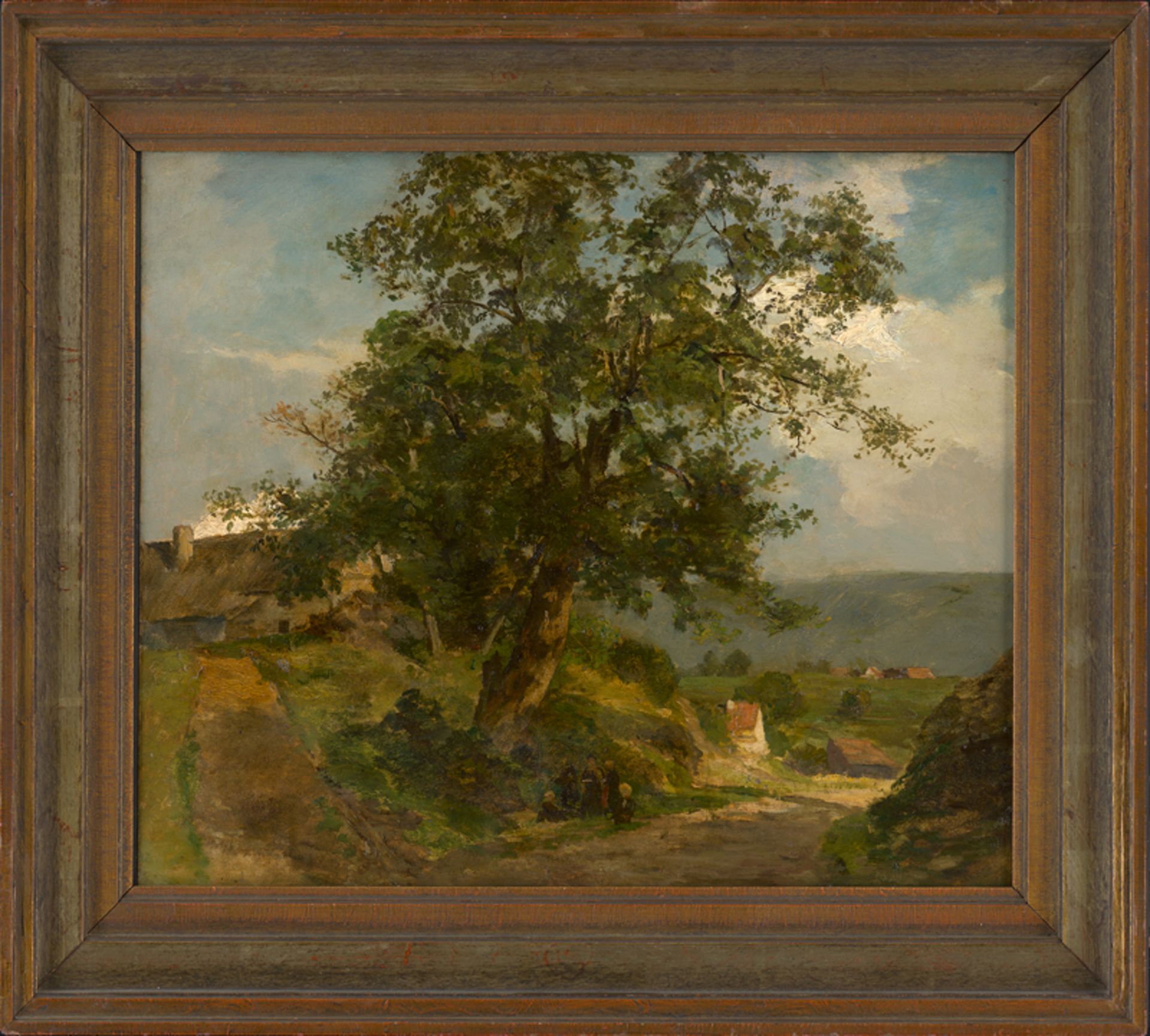 Hagen, Theodor Joseph - zugeschrieb...: Thüringische Landschaft im Sommer