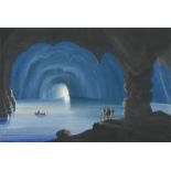 Neapolitanisch: 19. Jh. Grotta Azzurra; Isola di Capri