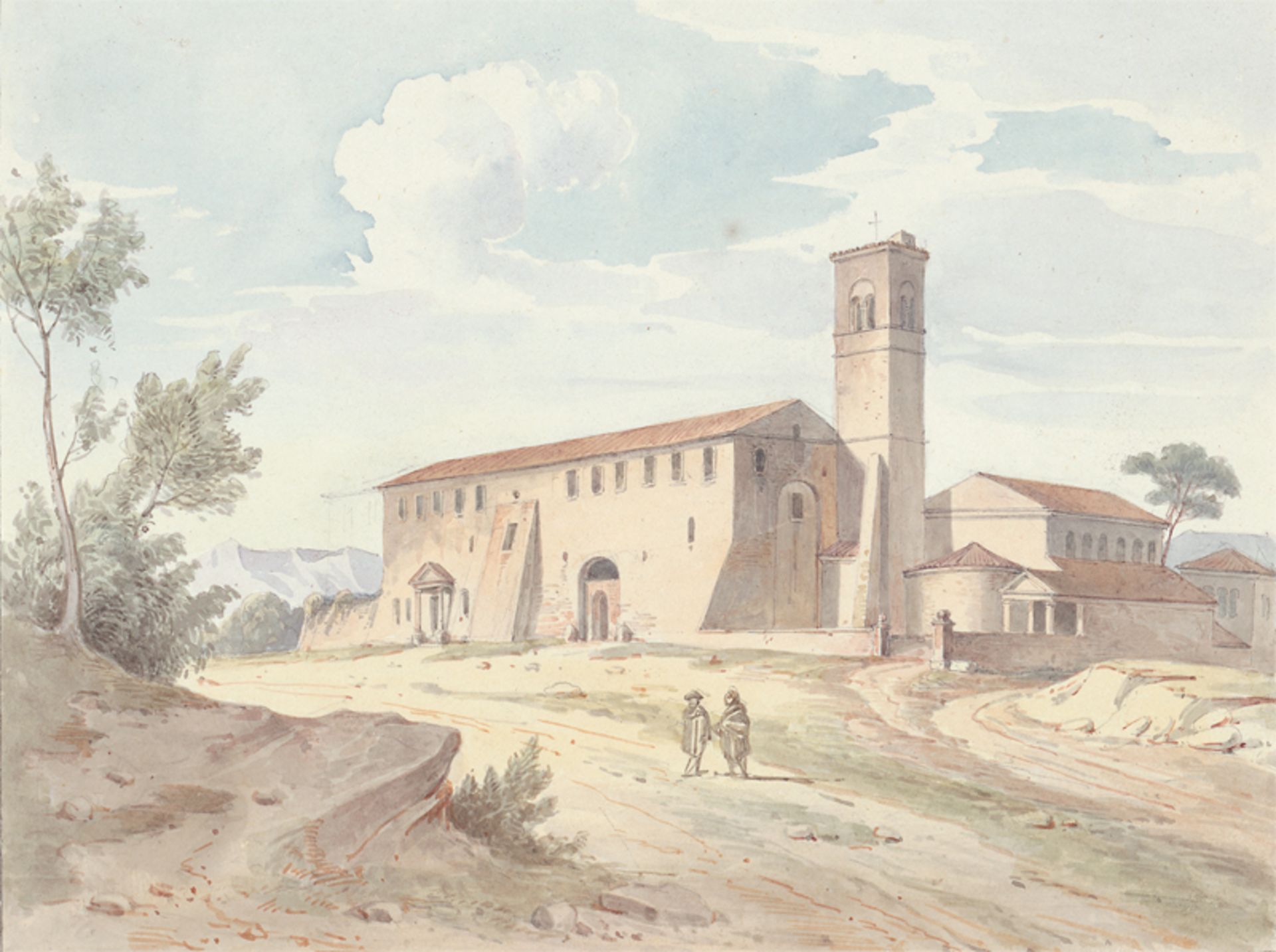 Blaschnik, Arthur: "St. Agnes des Mars bei Rom": Kirche in der Campagna