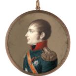 Italienisch: um 1805/1810. Miniatur Portrait des Eugène de Beauharnai...