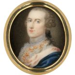 Macpherson, Giuseppe: Portrait Miniatur des George Montagu, Viscount Mandevill...