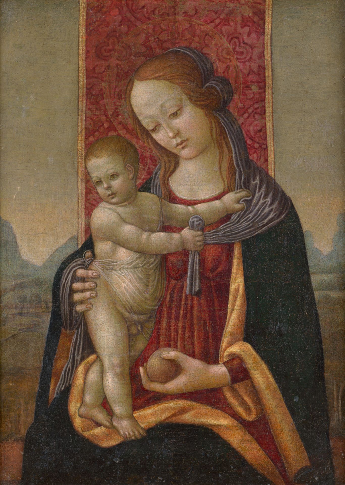 Sellaio, Arcangelo di Jacopo del - ...: Madonna mit Kind und Apfel