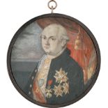 Italienisch: um 1780. Miniatur Portrait des Herzogs Ferdinand I. von ...