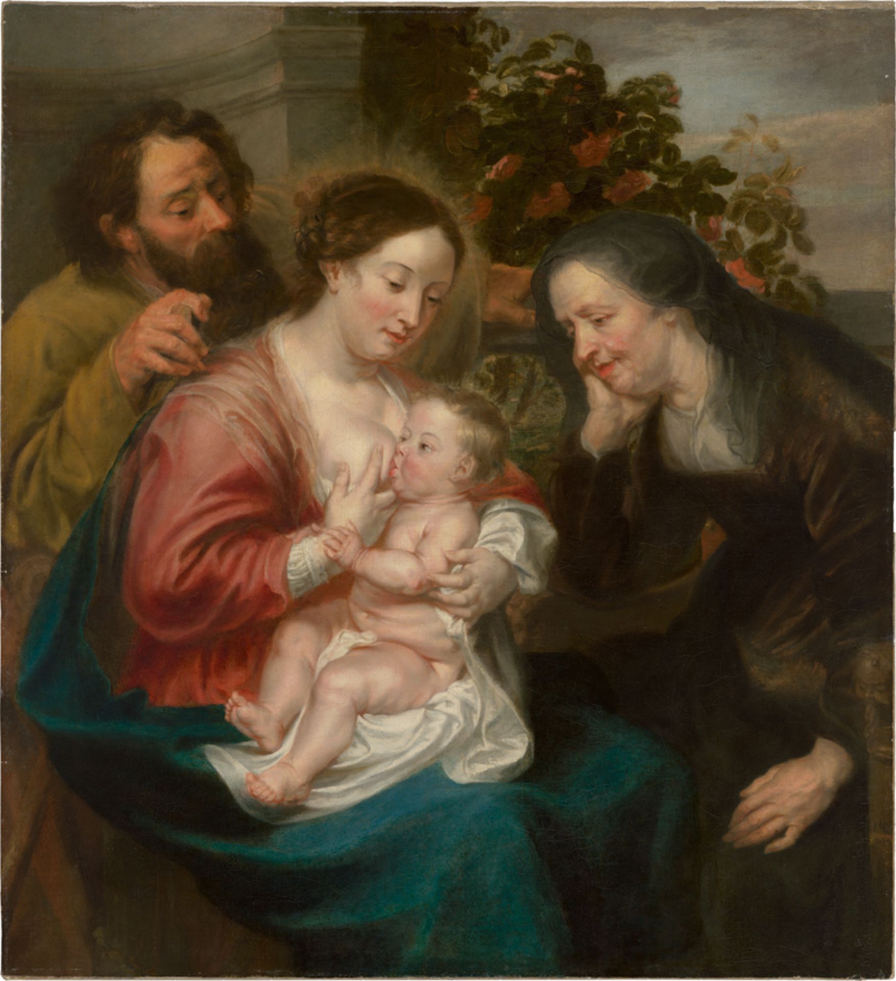 Rubens, Peter Paul - Schule: Die Heilige Familie mit Joseph und Anna