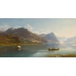 Roffiaen, François Xavier: Sommer am Walenstädter See (Walensee) bei St. Gallen