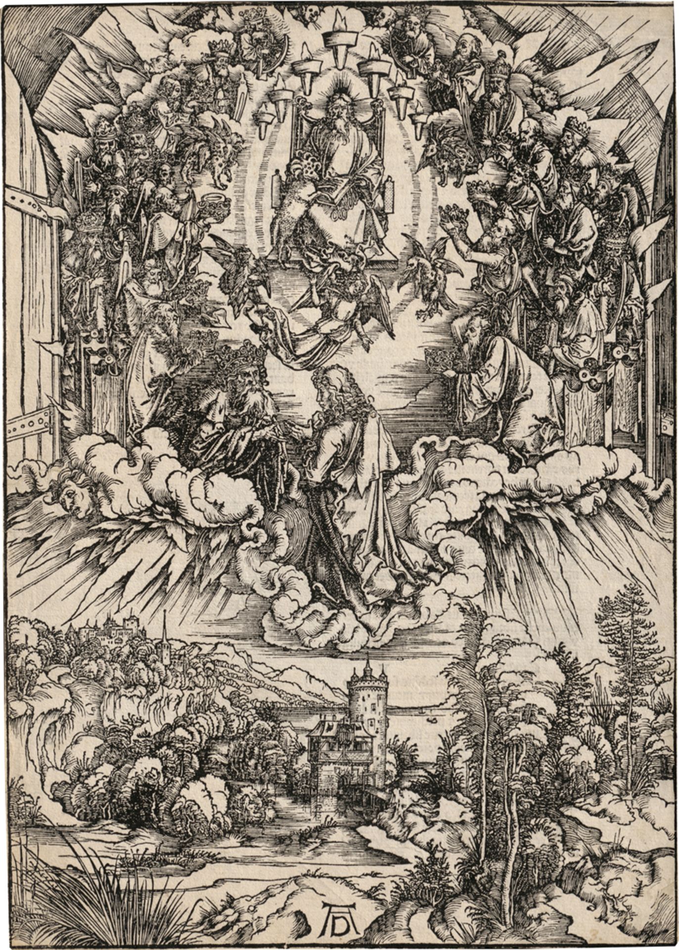 Dürer, Albrecht: Johannes vor Gottvater und den Ältesten