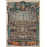 Cochin le fils, Charles Nicolas: Decoration de la Salle de Spectacle construite à Versail...