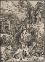 Dürer, Albrecht: Der Engel mit dem Schlüssel zum Abgrund