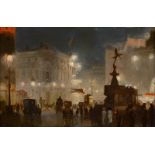 Hyde-Pownall, George: Der erleuchtete Piccadilly Circus am Abend