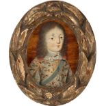 Britisch oder Niederländisch: um 1640. Miniatur Portrait eines jungen Adligen in besti...