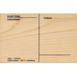Beuys, Joseph: Holzpostkarte