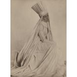 Fleischmann, Trude: Portrait of the actress Helene Thimig as Cordelia in Kin...