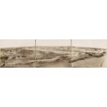 Aswan Dam 1898-1902: Panoramic view of the low Aswan Dam