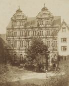 Marville, Charles: Frontal view of Friedrichsbau, Heidelberg Castle