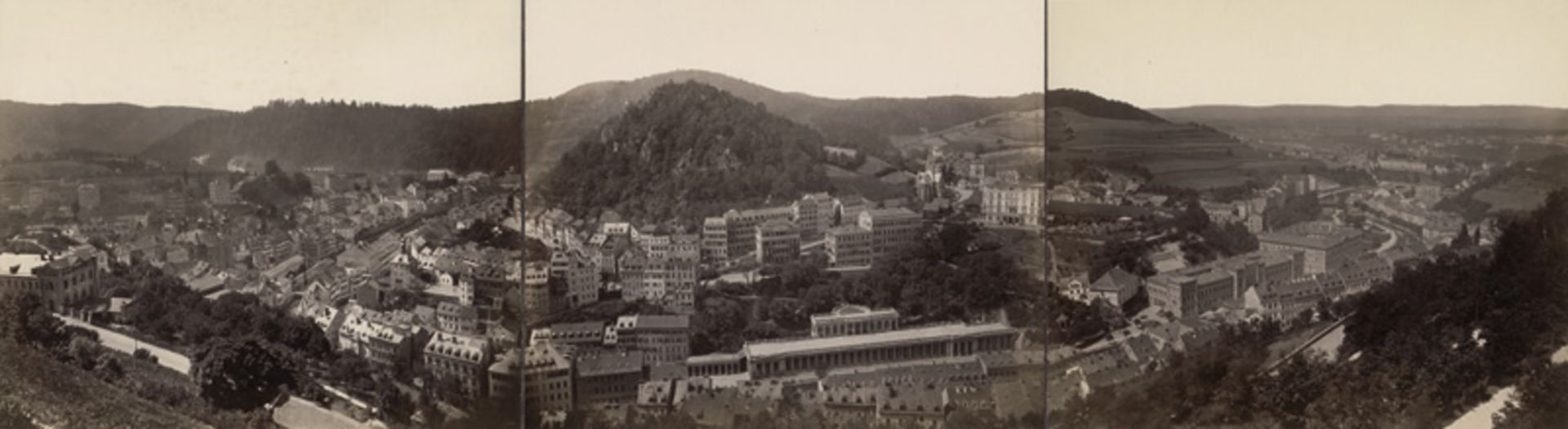 Karlsbad: Panoramic view of Bad Ems