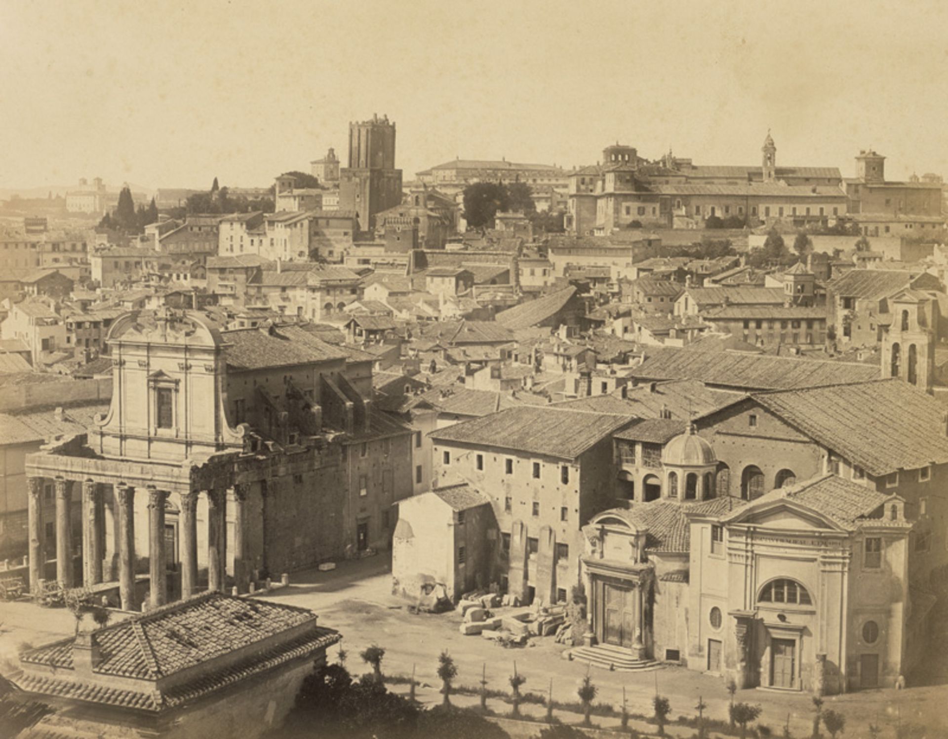 MacPherson, Robert: View from the Palatine Hill, Rome