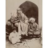 Ermakov, Dimitri N.: Group portrait Buchara; Khevsurs dressed in chain armour...