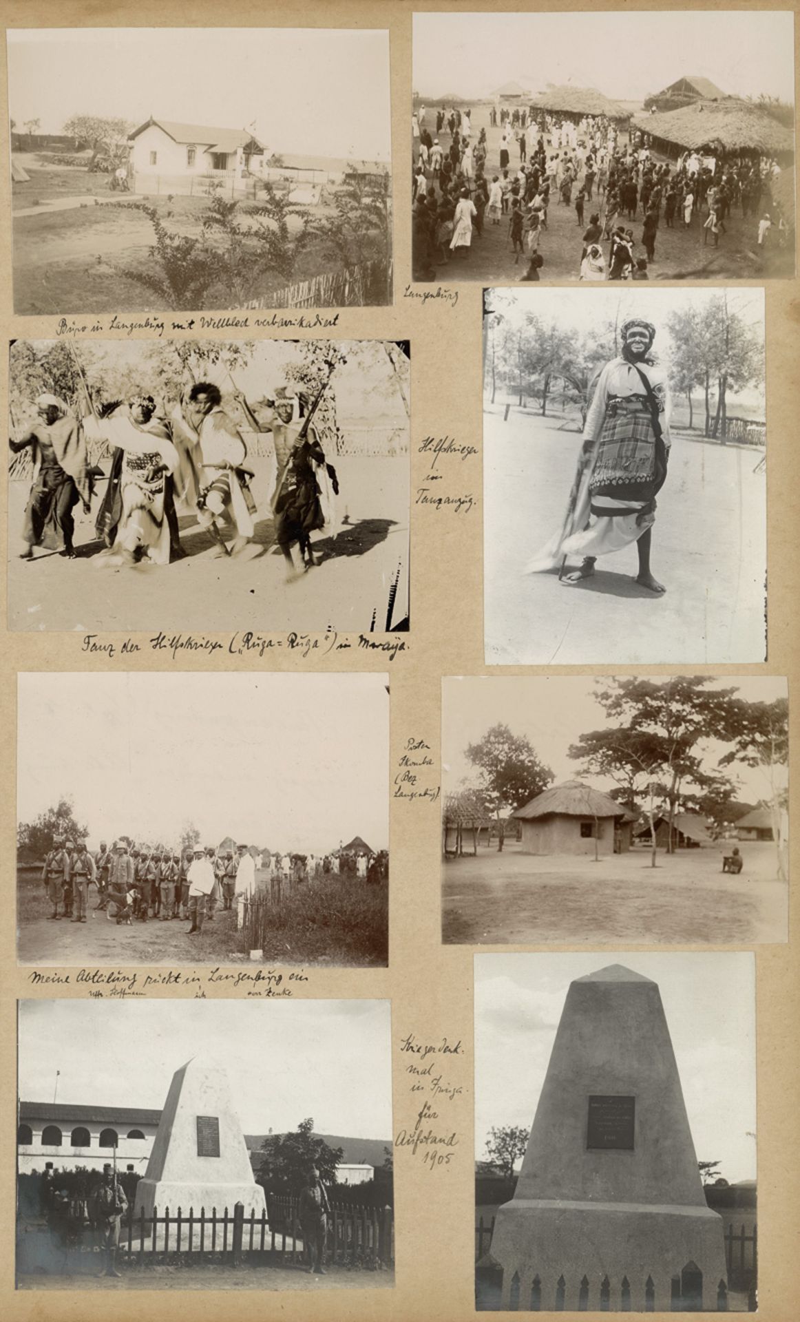 Deutsch-Ost-Afrika: Two souvenir albums of a German colonial official in Eas...