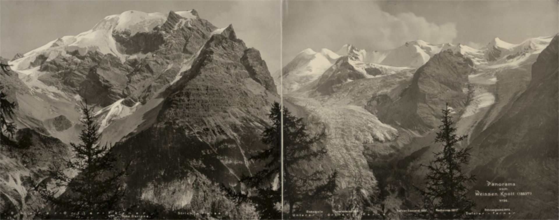 Alpine Views: Panoramic view of Weissen Knott