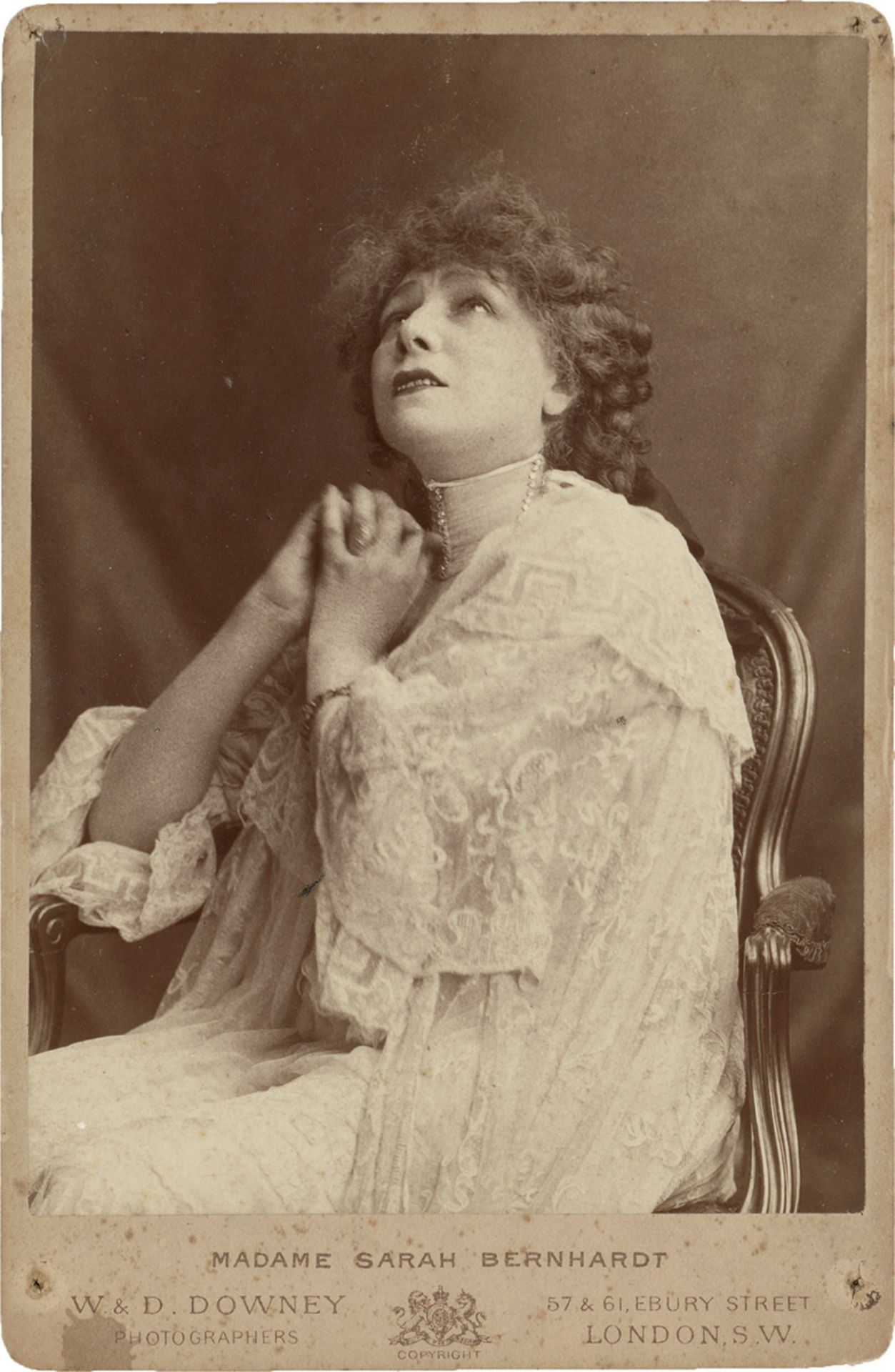 Bernhardt, Sarah: The actress Sarah Bernhardt - Image 2 of 3