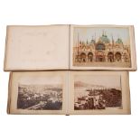 ITALY : Photograph Album - inc.19 larger size photographs of Rome (approx.
