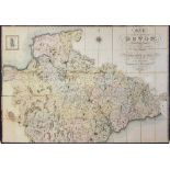 GREENWOOD, C & J - Map of the County of Devon,