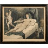 BOYDELL, John : Titian Pinxit, hand coloured mezzotint, size : 540 x 420mm,