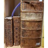 BIBLE : Biblia, Det ar All Den Heliga Efriff - (Swedish Bible) - calf worn, 4to,1809.