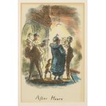 ARDIZZONE, Edward : ( 1900-1979 ) ' After Hours ' colour lithograph, f & g, circa 1949.