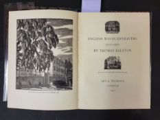 ART & TECHNICS : ... (publisher) English Wood-Engraving 1900-1950 by Thomas Balston 1900-1950, org.
