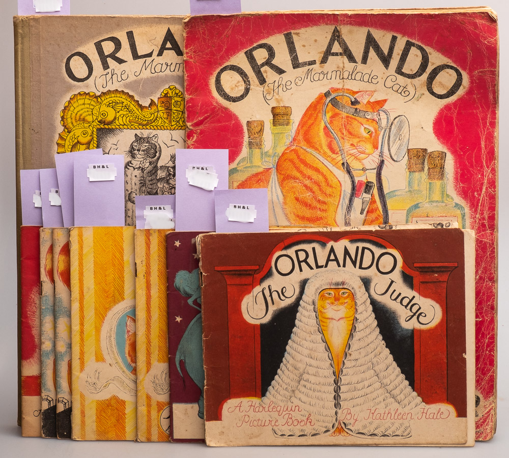 ORLANDO : Orlando His Silver Wedding, by Kathleen Hale, pictorial card covers, folio, reprint 1946.