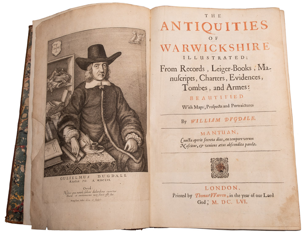 DUGDALE, William - The Antiquities of Warwickshire Illustrated; from records, leiger-books,