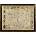 SPEED, John - The Mape of Hungari, hand coloured map, size 510 x 390 mm, published by George Humble,