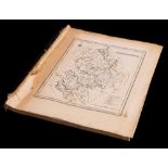 LEWIS, S - A Topographical Dictionary : 48 maps with original outline hand colouring, DISBOUND, 4to,
