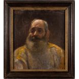 * Eva Bagge [1871-1964]- Portrait study of an elder,:- signed top right oil on canvas, 49 x 43cm.