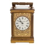 Charles Frodsham London, a contemporary 20th century carriage clock: the eight-day duration,